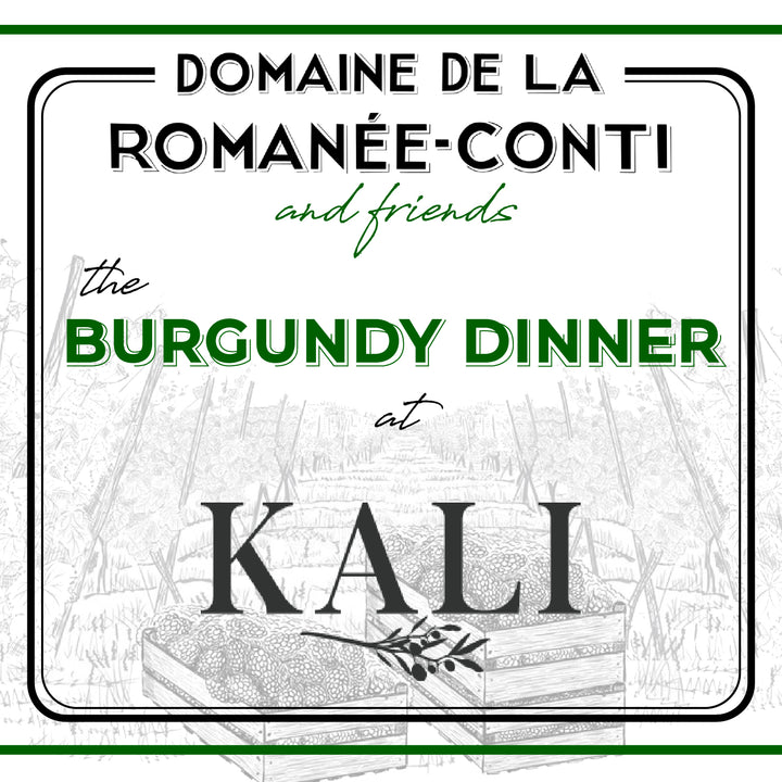 DRC & Friends Dinner | Kali: Thursday, January 16th