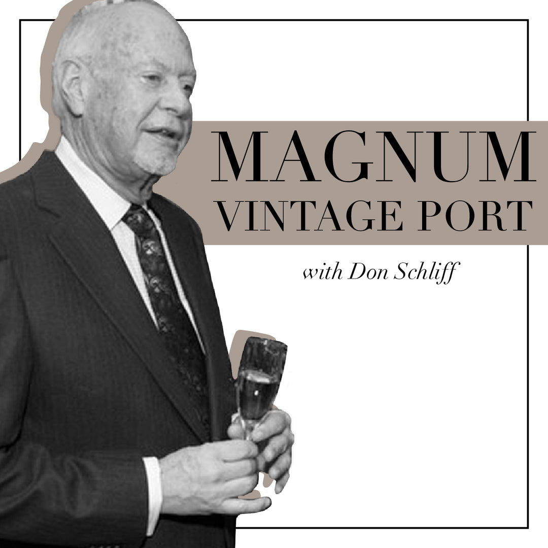 玛格南 (Magnum) 年份波特酒品尝 | Wolfgang Puck 的剪辑：2 月 24 日星期六中午 12 点 | $1,450 全包